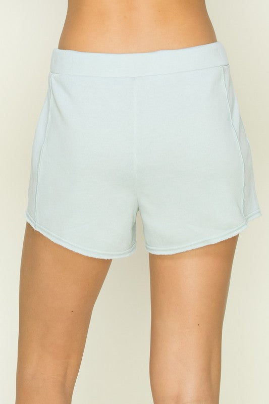 HYFVE Drawstring Sweat Shorts in Arctic Blue