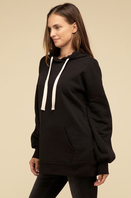 Zenana Oversized Hoodie Sweatshirt Top in 3 Colors