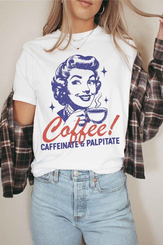 Blume and Co Unisex Coffee Graphic Tee in 5 Colors