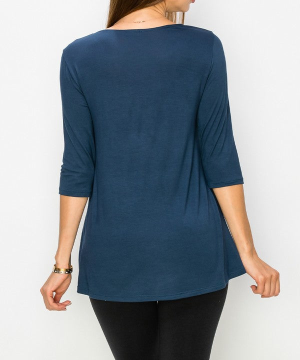 BAMBOO ELBOW TUNIC T