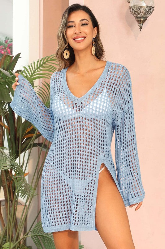 Charmo Crochet Swimsuit Cover Up in 4 Colors