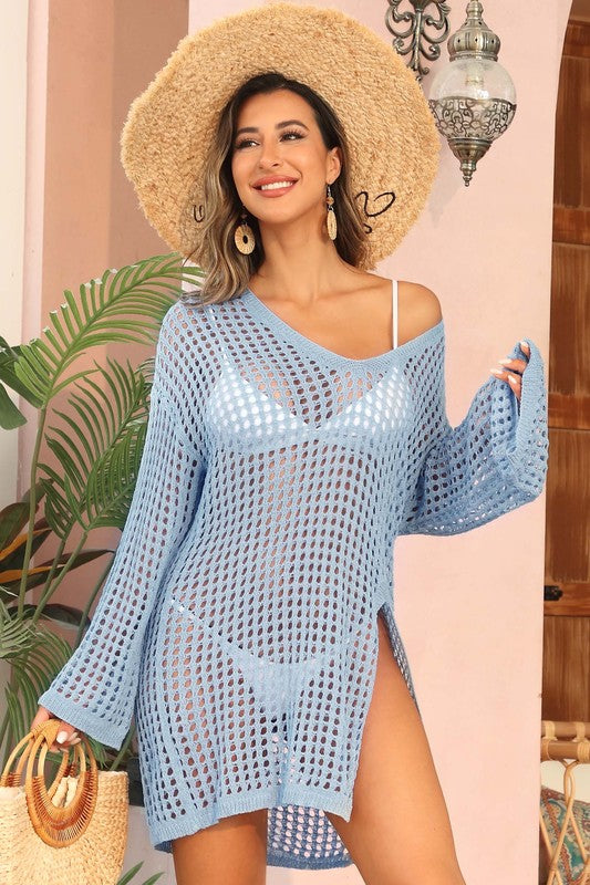 Charmo Crochet Swimsuit Cover Up in 4 Colors