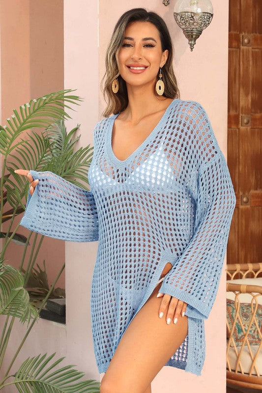 Charmo Crochet Swimsuit Cover Up in 4 Colors