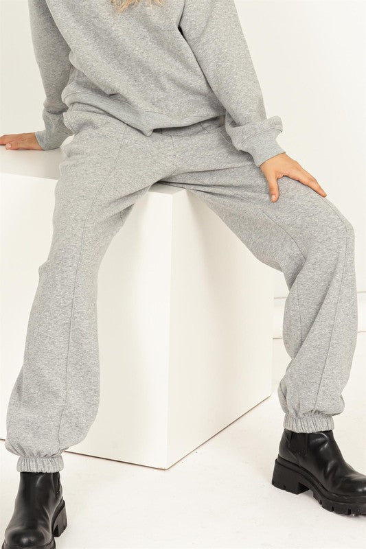 HYFVE High-Waisted Pintuck Seam Sweatpants in 3 Colors