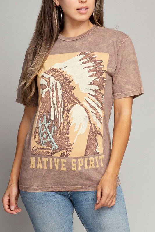 Native Spirit Graphic Top