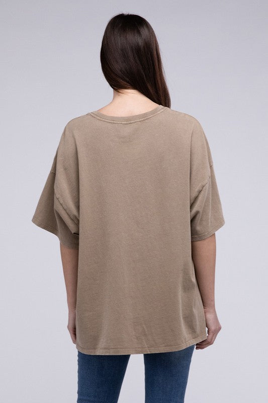 HYFVE Oversized Short Sleeve Cotton Tunic T-Shirt in 3 Colors